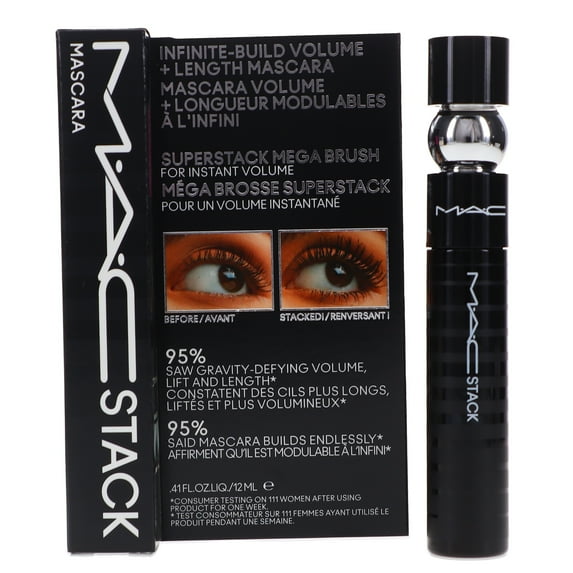 MAC MACStack Mascara Black 0.41 oz