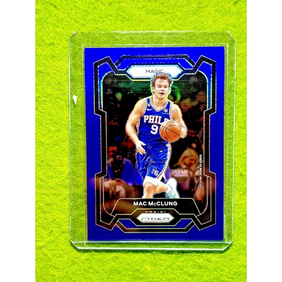 Mac McClung BLUE PRIZM # /199 SP 76ers CARD 2023 Panini Prizm SLAM DUNK CHAMPION