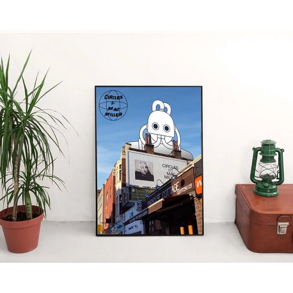 Mac Miller Circles Rap Poster, Dorm Decor, Teen Room Pop Art Print