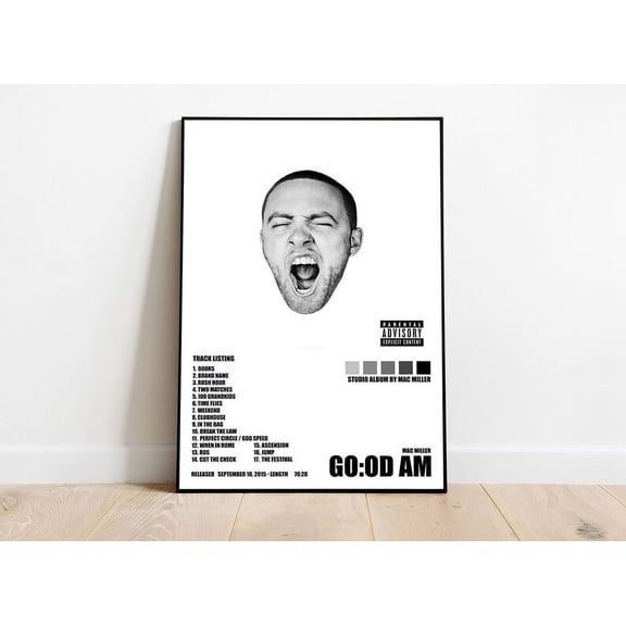 Mac Miller Good AM Poster, Album Cover Poster, Room Decor, Wall Decor, Music Decor