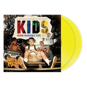 Mac Miller - K.I.D.S. - 2LP Double Vinyl Record Album - Translucent Yellow Color LP - Music & Performance - Vinyl
