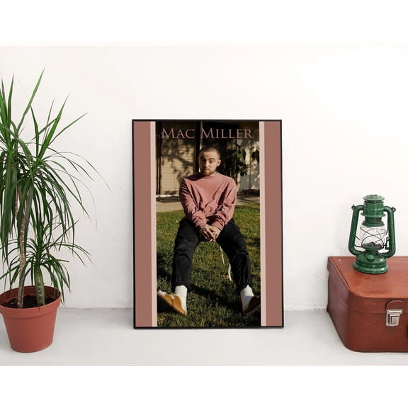 Mac Miller Rap Poster, Dorm Decor, Teen Room Pop Art Print