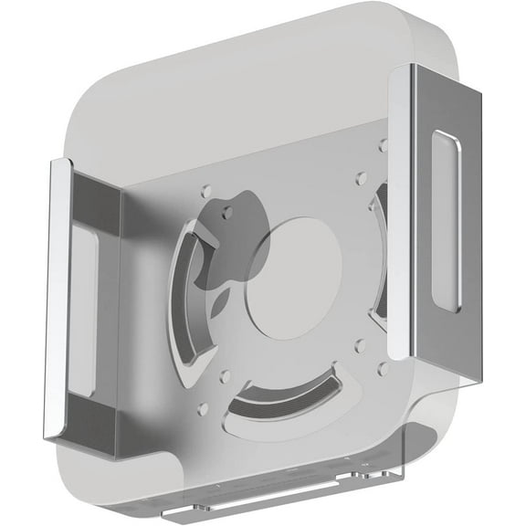 Mac Mini M2 Mount, JEMACHE Aluminum Behind Monitor, Under Desk, Wall Mount Stand for Mac Mini 2010 to 2023 M1 M2, Compatible with VESA Hole (Silver)