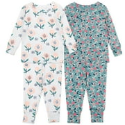 Mac & Moon 4-Piece Organic Cotton Pajama Baby & Toddler Girl 6M-5T