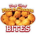thumbnail image 1 of Mac N Cheese Bites 8" Decal Concession Stand Food Truck Sticker, 1 of 2