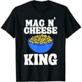 thumbnail image 1 of Mac N' Cheese King Macaroni Comfort Food Pasta Lover T-Shirt, 1 of 2
