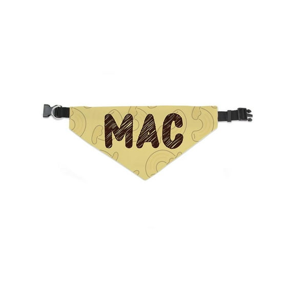 Mac N Cheese Pet Bandana  -Smartprints Designs,  Medium