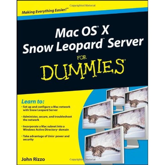 Pre-Owned Mac OS X Snow Leopard Server for Dummies (Paperback) 0470450363 9780470450369