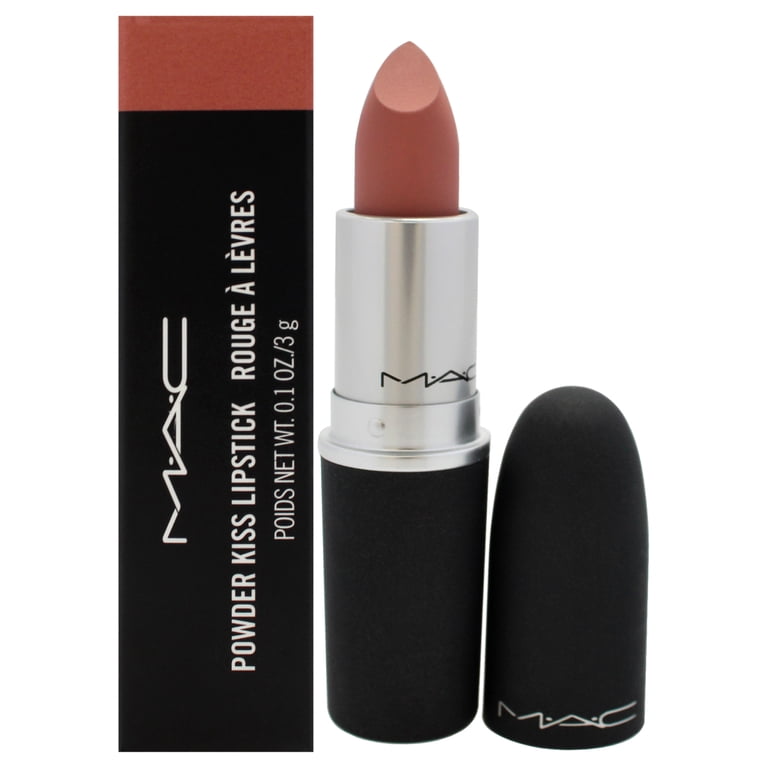 M.A.C Powder Kiss Lipstick, Teddy 2.0, 3g/0.1oz, Matte, Moisture