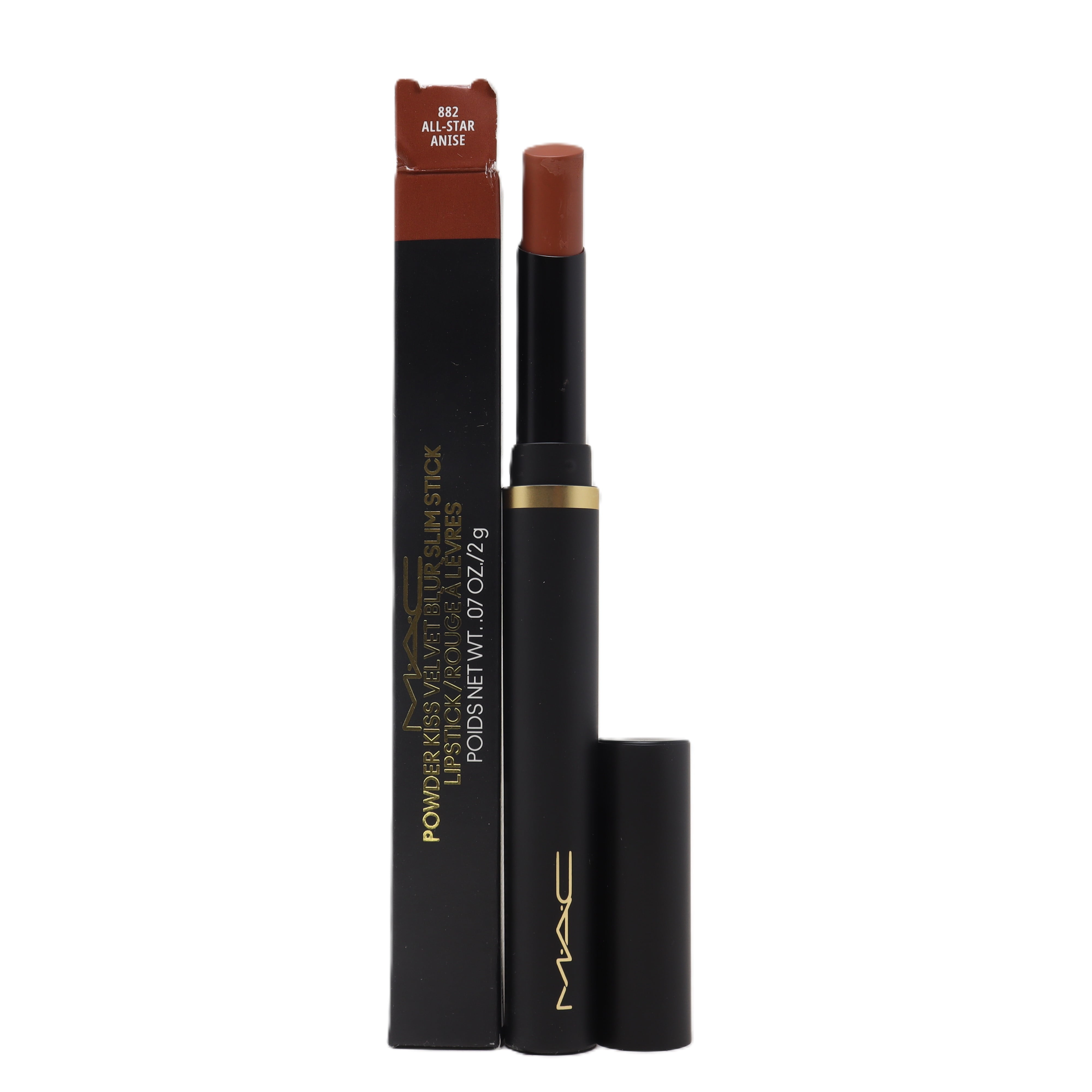 Mac Powder Kiss Velvet Blur Slim Stick 894 Gingerella 0.07oz