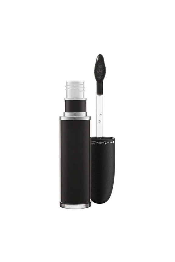 MAC COSMETICS LIPSTICK 0.17 OZ CAVIAR MAC COSMETICS/RETRO MATTE LIQUID LIPCOLOUR (CAVIAR) 0.17 OZ (5 ML) BLACK