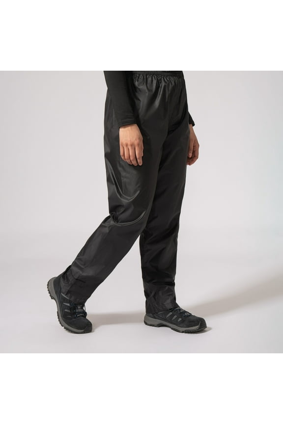 - Origin II - Packable Waterproof Overtrousers for Men & Women - Lightweight and Breathable Rain Trousers That Packs into its own Bag - Black - M