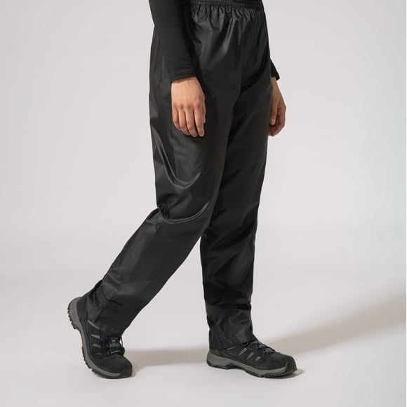 Mac in a Sac - Origin II - Packable Waterproof Overtrousers for Men & Women - Lightweight and Breathable Rain Trousers That Packs into its own Bag - Black - S