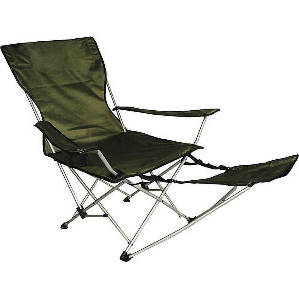 Mac Sports Chair with Footrest Olive Green Walmart