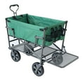 thumbnail image 1 of Mac Sports Double Decker Wagon: Green - Collapsible Outdoor Utility Garden Cart, 150 Lb Capacity, 32.5 x 17.5 x 10.5", 1 of 6