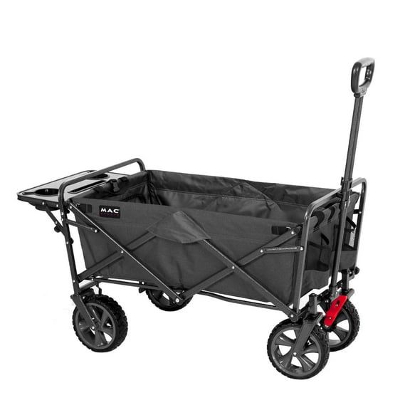 Mac Sports Folding Wagon with Tailgate and Table - Convenient Design