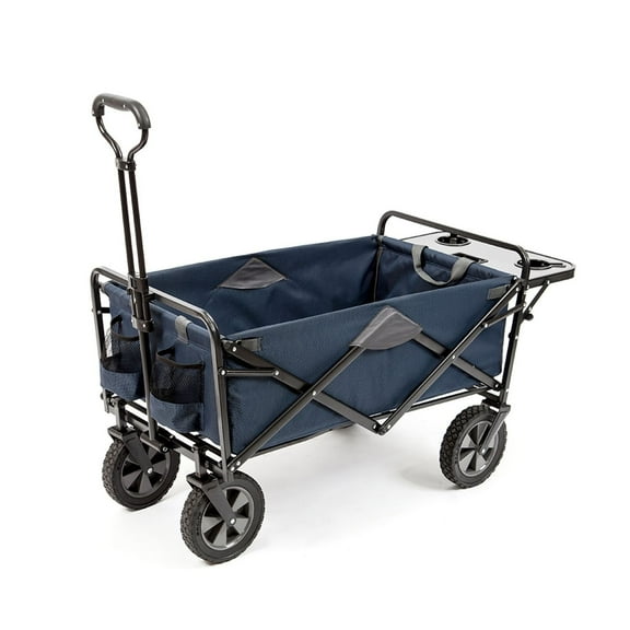 Mac Sports Outdoor Beach Wagon with Table, Blue