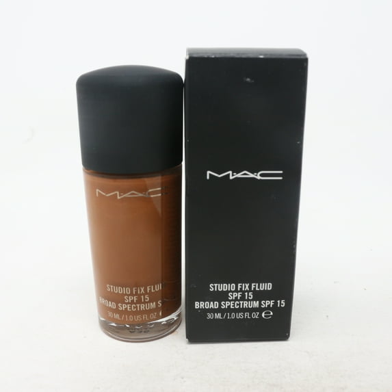 M.A.C Studio Fix Fluid Foundation Makeup for All Skin, NW46 , SPF 15, Brown, 1.0 oz