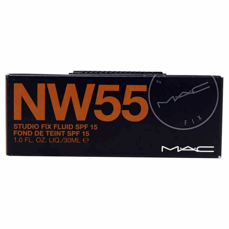 Mac Studio Fix Fluid Foundation Spf 15 NW55 1.0oz/30ml New With