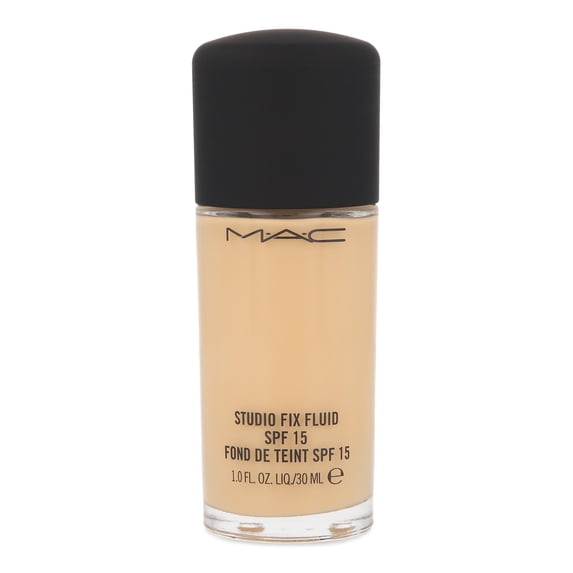 MAC COSMETICS STUDIO FOUNDATION 1.0 OZ NC20 MAC COSMETICS/STUDIO FIX FLUID SPF 15 (NC20) 1.0 OZ (30 ML) LIGHT BEIGE W/ NEUTRAL GOLDEN FOR LIGHT SKIN (NEUTRAL-COOL)