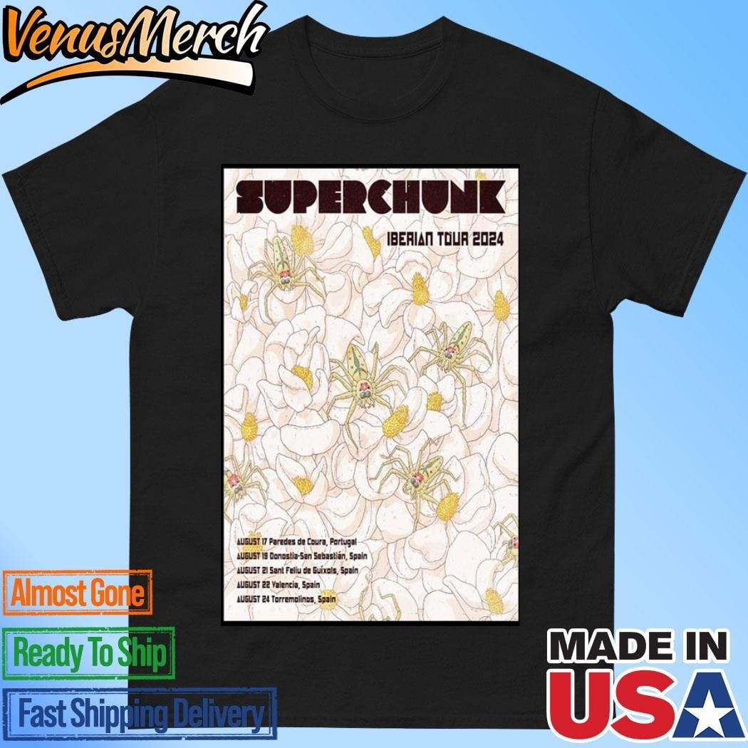 Mac Superchunk Iberian Tour 2024 Poster Shirt