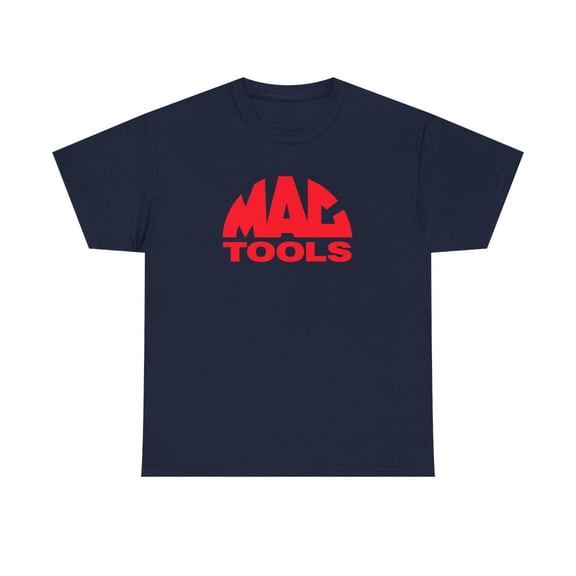 Mac Tools Unisex Red White Professional Automotive Merch Heavy Cotton Tee - Navy / XL