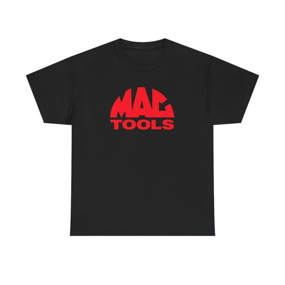 Mac Tools Unisex Red White Professional Automotive Merch Heavy Cotton Tee - Black / S