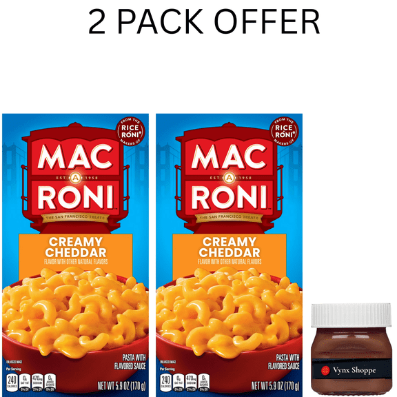 Mac a Roni Pasta Mix Creamy Cheddar, 5.9 oz Box Single Pack