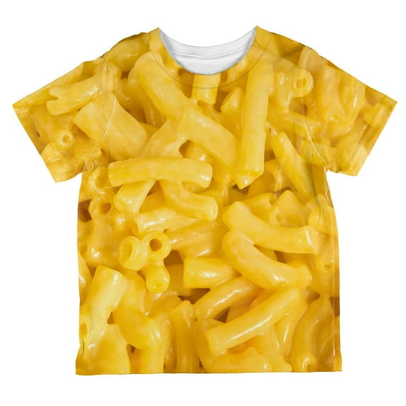 Mac and Cheese All Over Toddler T Shirt Multi 2T