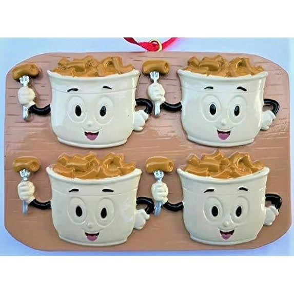 Mac and Cheese Family of Four Ornament