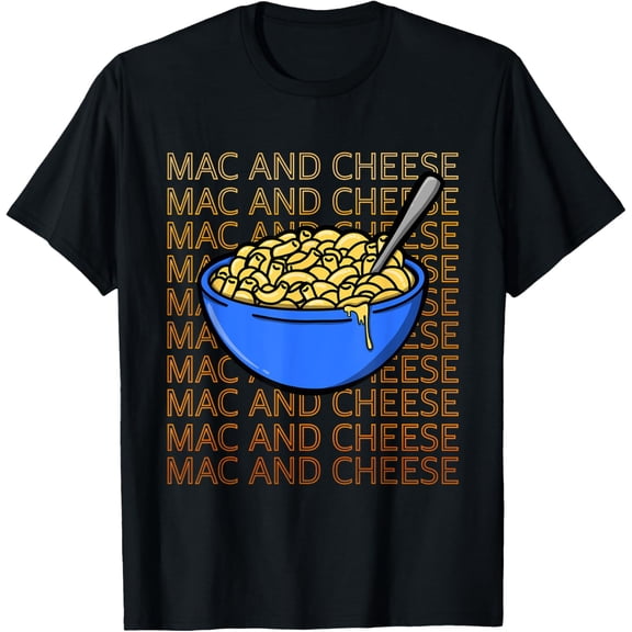 Mac and Cheese Lover Funny Macaroni and Cheese Vintage T-Shirt