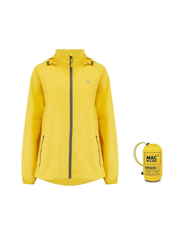 - Origin II - Waterproof Packable Jacket for Men & Women - Yellow - XXS