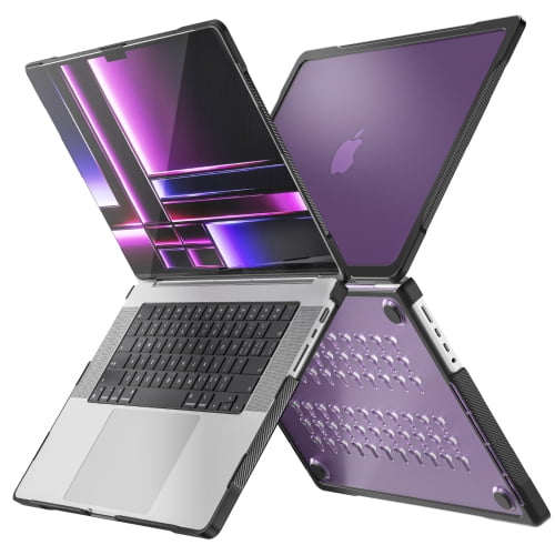 MacBook Air 13 Case M4 M3 M2 2025-2022 A3240 A3113 A2681 Ultra-Thin Lightweight Cover for MacBook Air 13.3 M1 A2337 - Purple