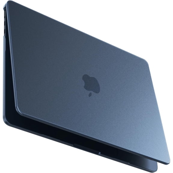 for MacBook Air 13 inch Case, M4 M3 M2 2026-2022 A3240 A3113 A2681, 100% Match Official Color, Scratch Resistant, Easy to Snap on, Air 13.6 Hard Shell Protective Laptop Cover, Midnight Clear