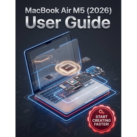 MacBook Air M5 (2026) User Guide: Comprehensive Step-by-Step Instructions with Pictures for Beginner and Seniors to go F, (Paperback)