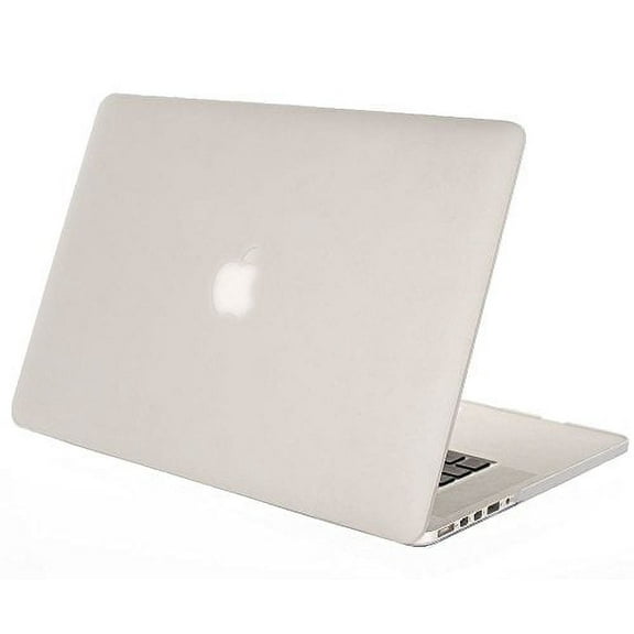 MacBook Pro 15 inch Case with Retina Display (NO CD-ROM Drive), Mosiso Retina 15.4" Soft-Touch Plastic Hard Case Cover (Model: A1398) (Frost) with One Year Warranty