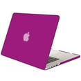 thumbnail image 1 of macbook pro 15 inch case with retina display (no cd-rom drive), mosiso deep fuchsia retina 15.4" soft-touch plastic hard case cover (model: a1398) (deep fuchsia) with one year warranty, 1 of 4
