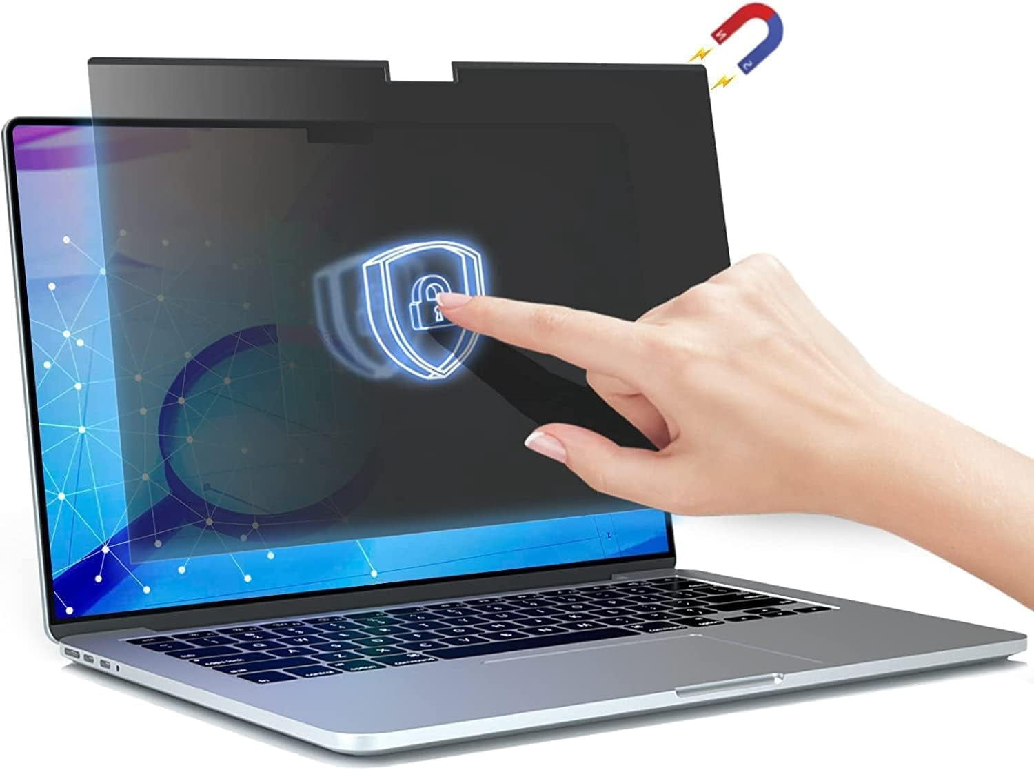 MacBook Pro 16 inch Privacy Screen 2021~2024, Magnetic Privacy Screen ...