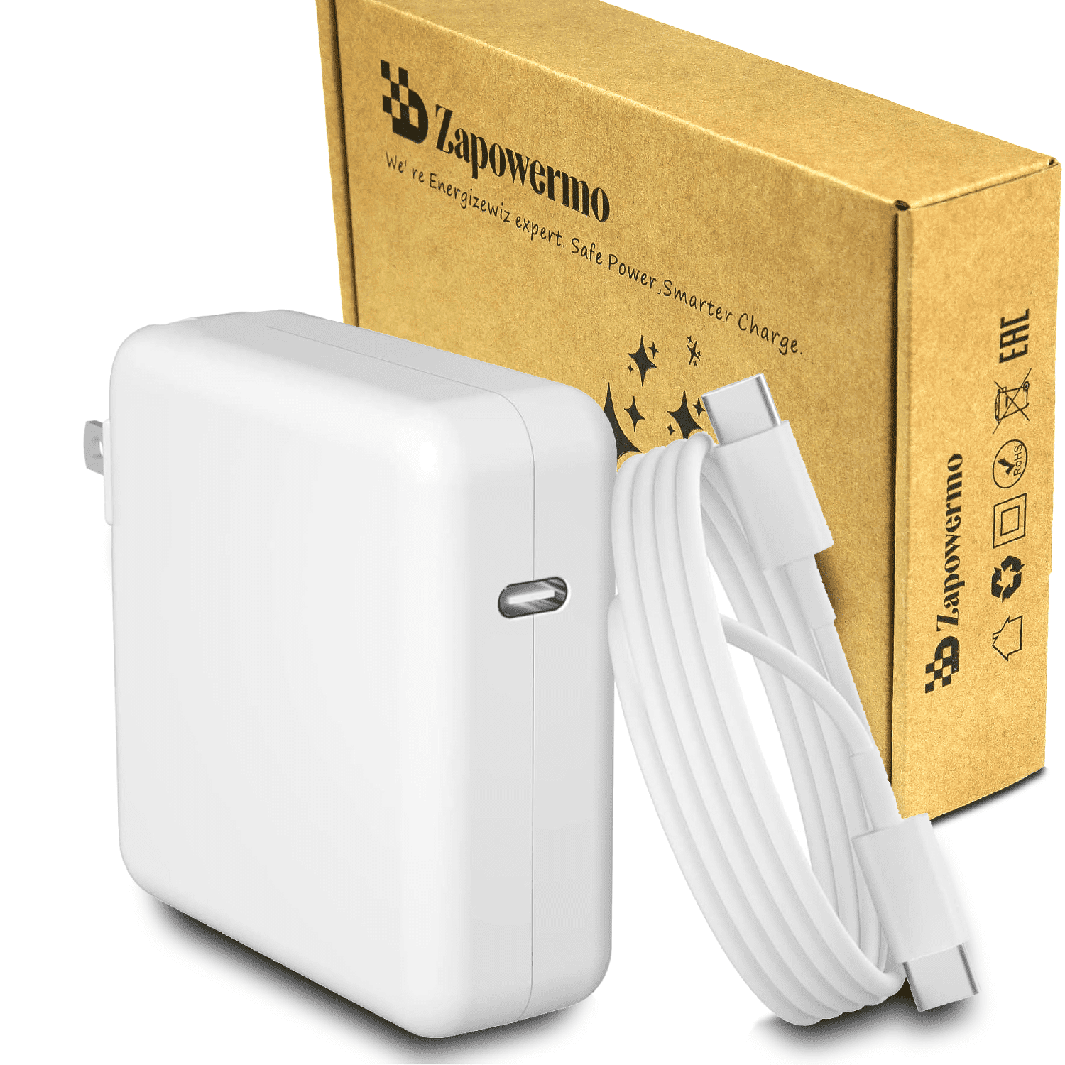 MacBook Pro Charger - 96W USB C Charger Fast Charger for USB C Port MacBook Air, ipad Pro, Samsung Galaxy and All Type C Device, 6.6ft USBC Cable Included