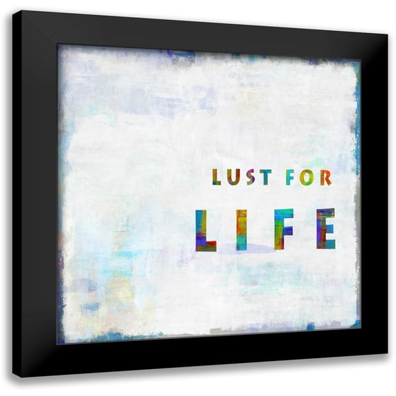 MacDowell, Jamie 12x12 Black Modern Framed Museum Art Print Titled - Lust For Life In Color