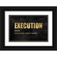 thumbnail image 1 of MacDowell, Jamie 14x11 Black Ornate Wood Framed with Double Matting Museum Art Print Titled - Execution in Gold, 1 of 4