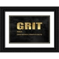 thumbnail image 1 of MacDowell, Jamie 14x11 Black Ornate Wood Framed with Double Matting Museum Art Print Titled - Grit in Gold, 1 of 4