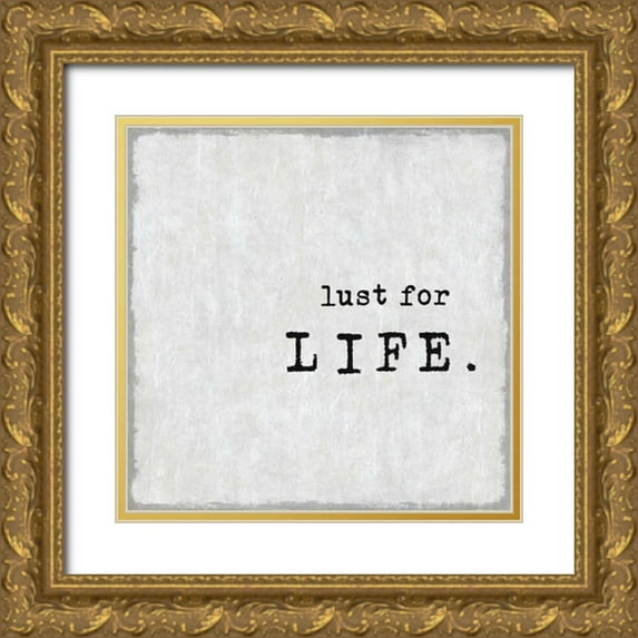 MacDowell, Jamie 15x15 Gold Ornate Wood Framed with Double Matting Museum Art Print Titled - Lust For Life