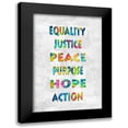 thumbnail image 1 of MacDowell, Jamie 17x24 Black Modern Framed Museum Art Print Titled - Equality Justice in Color, 1 of 5