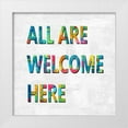 thumbnail image 1 of MacDowell, Jamie 26x26 White Modern Wood Framed Museum Art Print Titled - All Are Welcome Here in Color, 1 of 4