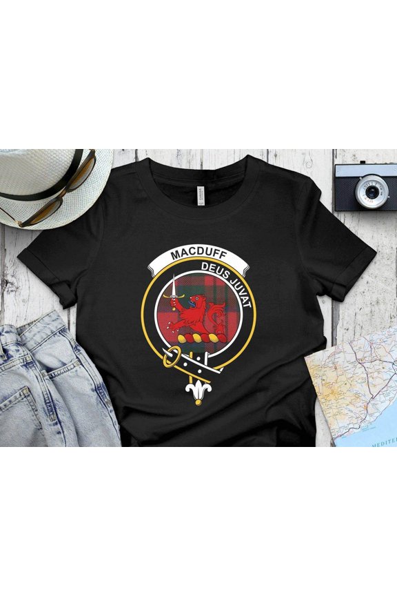MacDuff Clan Crest Tartan Pattern T-Shirt Sweatshirt