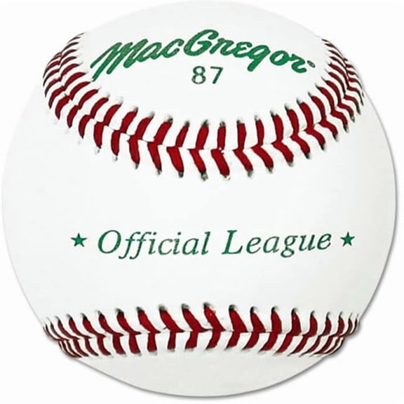 MacGregor #87 Official Split Leather Baseball Dozen