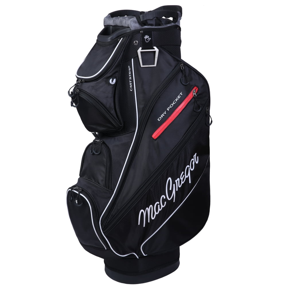 MacGregor Golf DX 14 Way Divider Cart Bag, Black, 14 Full Length Dividers, 8.5 lbs