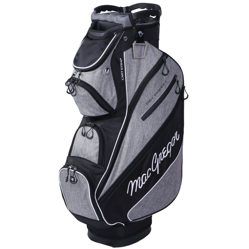 MacGregor Golf DX 14 Way Divider Cart Bag, Black/Heather Grey