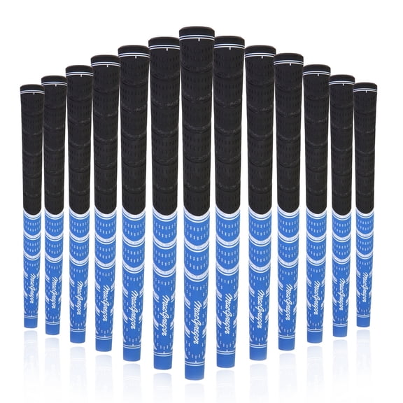 MacGregor Golf MACTEC 13pc Golf Grips Bundle, Black/Blue